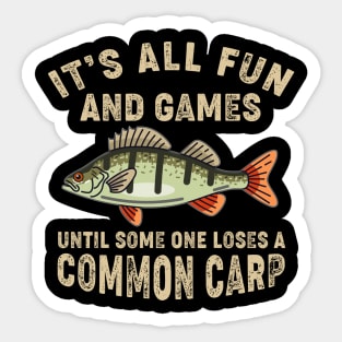 Carp Fishing Shirt European Freshwater Fish Sticker